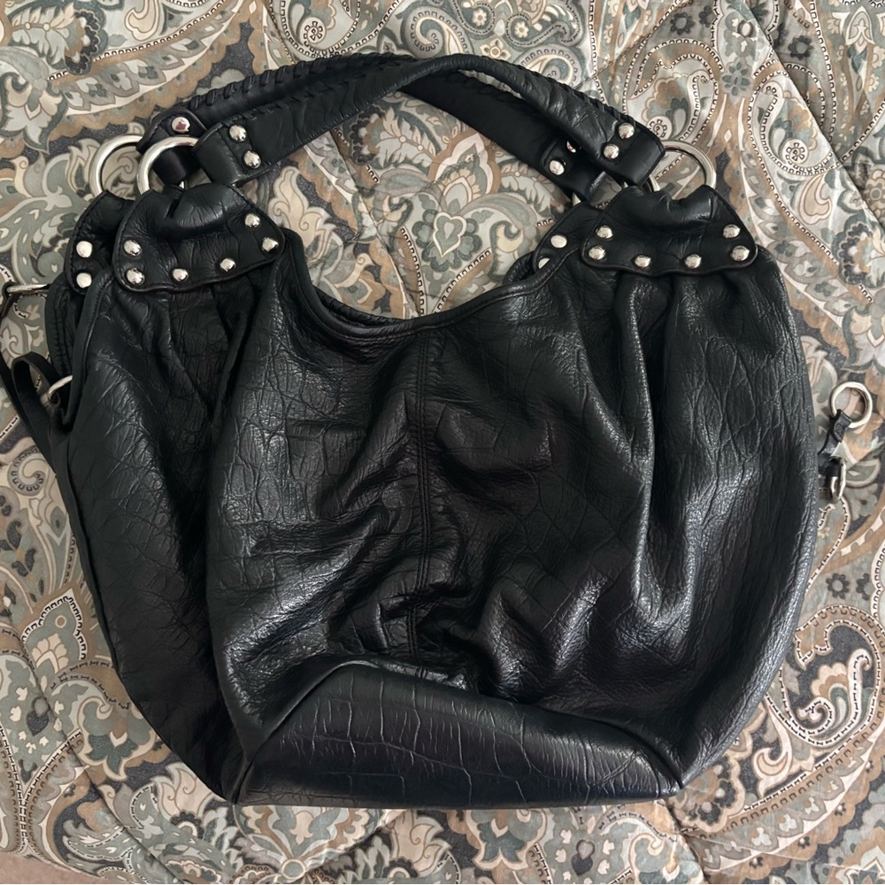 B Makowsky black hobo style bag - Picture 4 of 8